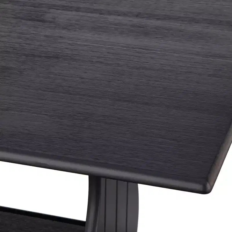 Buylateral Coin de déjeuner de ferme Washington 3 pièces avec rangement Noir