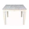 Java Butterfly Drop Leaf Extendable Dining Table - Unfinished - International Concepts