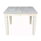 Java Butterfly Drop Leaf Extendable Dining Table - Unfinished - International Concepts