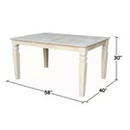 Table à manger extensible à abattants Java Butterfly - Non finie - International Concepts