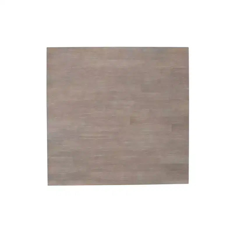 Table à manger en bois massif 36 po x 36 po Taupe gris délavé - International Concepts