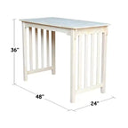Table hauteur comptoir Mission non finie - International Concepts