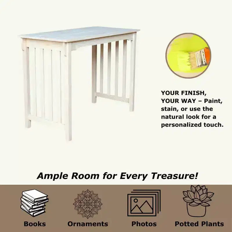 Table hauteur comptoir Mission non finie - International Concepts