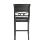 Ensemble de salle à manger 5 pièces Taylor hauteur comptoir avec étagère et chaises en similicuir - Picket House Furnishings