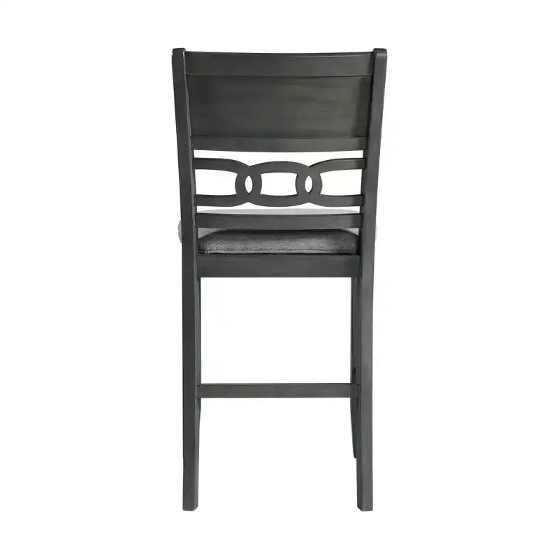 Ensemble de salle à manger 5 pièces Taylor hauteur comptoir avec étagère et chaises en similicuir - Picket House Furnishings