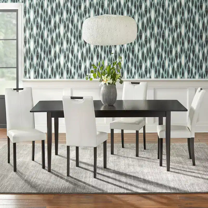 Table à manger extensible Tilo papillon marron foncé Buylateral