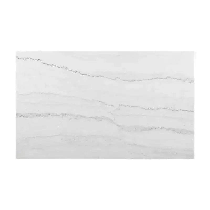 Table à manger hauteur standard Picket House Furnishings Willow Marble Blanche : Moderne, 6 places, MDF et placage bois