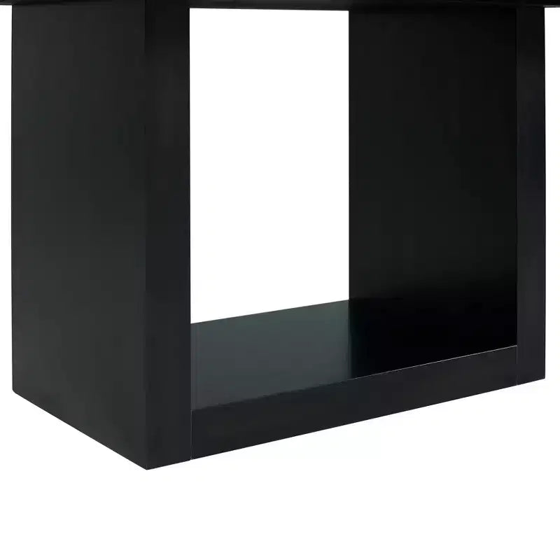 Table à manger hauteur standard Picket House Furnishings Willow Marble Blanche : Moderne, 6 places, MDF et placage bois