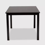 Table à manger rectangulaire en bois Eveline Expresso - Baxton Studio