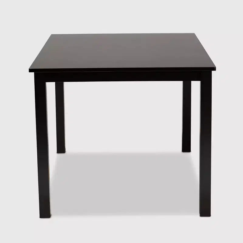 Table à manger rectangulaire en bois Eveline Expresso - Baxton Studio