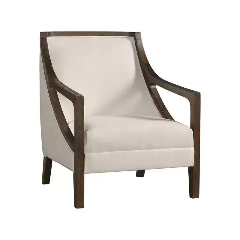Fauteuil d'appoint Dayna avec cadre marron – Picket House Furnishings
