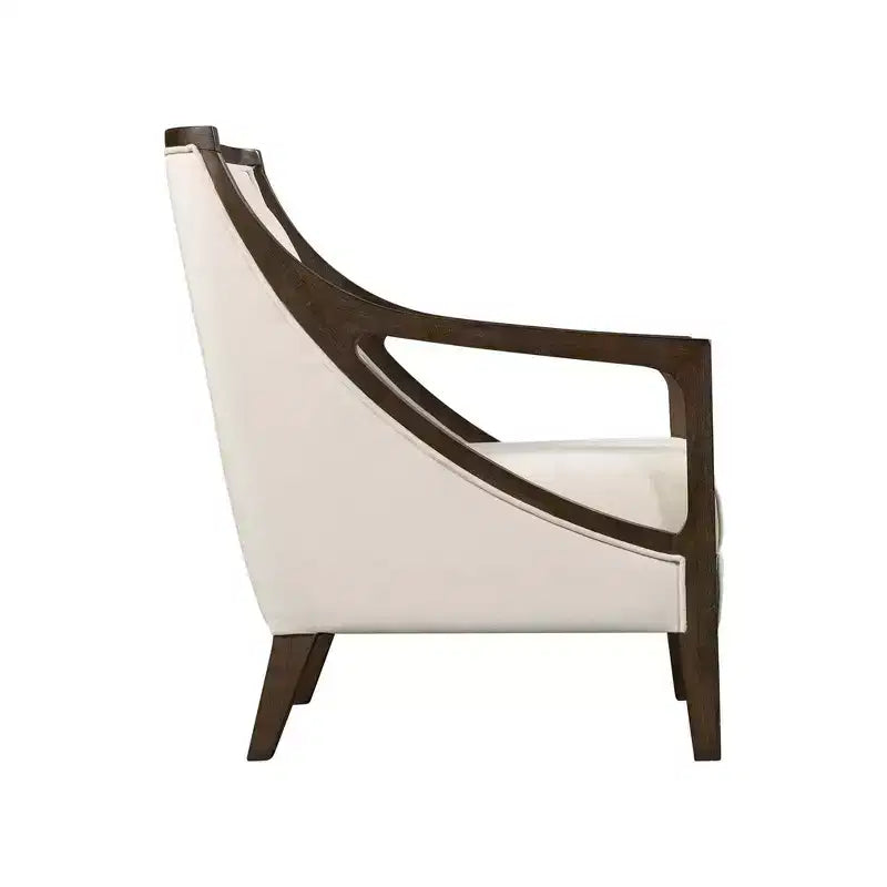 Fauteuil d'appoint Dayna avec cadre marron – Picket House Furnishings