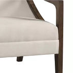 Fauteuil d'appoint Dayna avec cadre marron – Picket House Furnishings