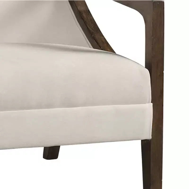 Fauteuil d'appoint Dayna avec cadre marron – Picket House Furnishings