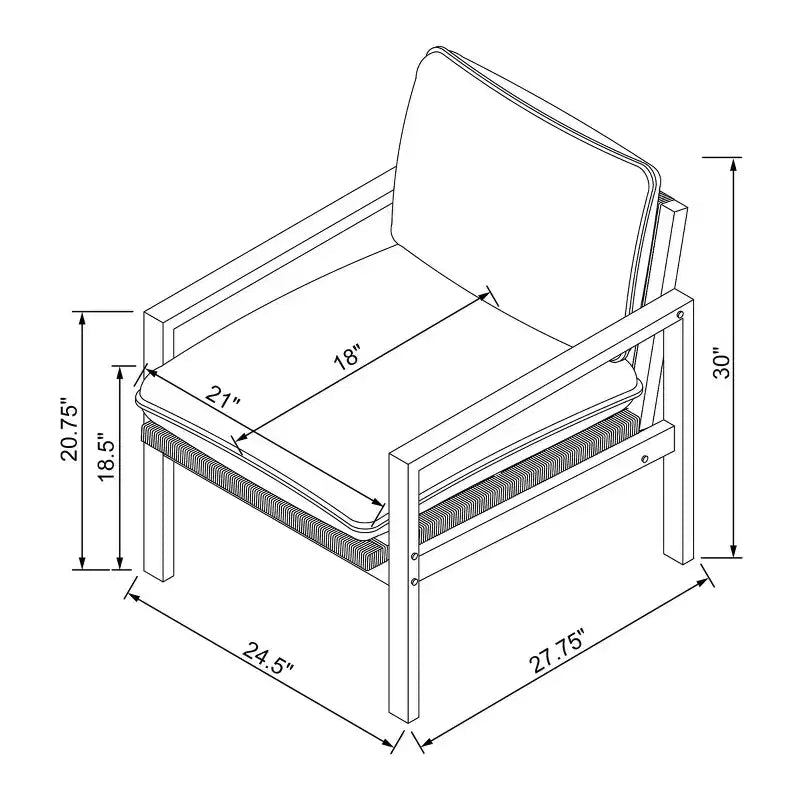Fauteuil d'appoint en velours côtelé crème - Threshold™