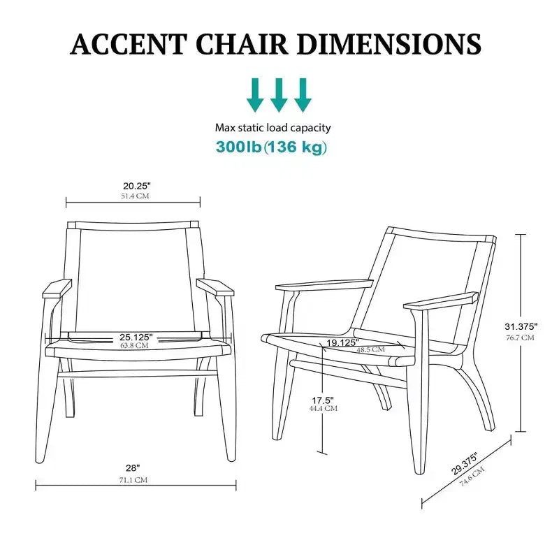 Fauteuil d'appoint Daire naturel : dossier en rotin, cadre en acajou, assise en microfibre - Madison Park