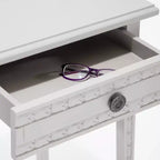 Table de chevet Jules avec tiroir Gris clair – Adore Decor