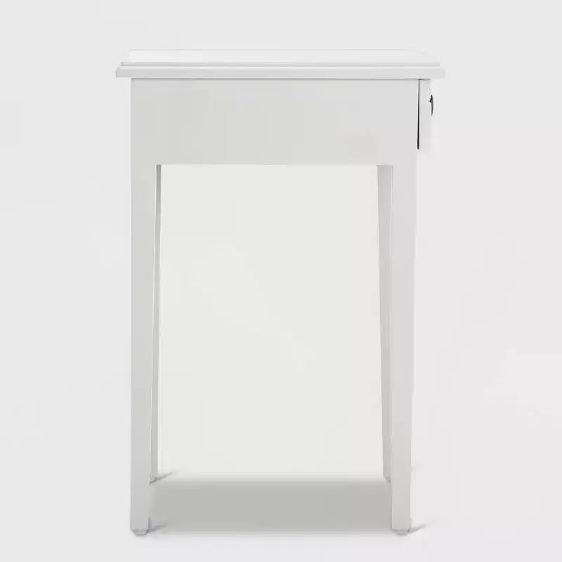Table de chevet Jules avec tiroir Gris clair – Adore Decor