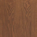 Table de chevet en bois et rotin synthétique : 2 tiroirs, pieds inclinés
