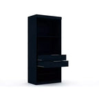 Penderie sectionnelle Mulberry 2.0 bleue - Manhattan Comfort : MDF composite, quincaillerie métallique, kit anti-basculement inclus