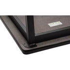 Table robuste 24"x60" avec cadre noir/plateau noir - National Public Seating