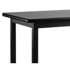 Table robuste 24"x60" avec cadre noir/plateau noir - National Public Seating