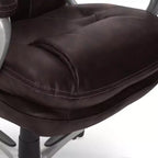 Chaise de bureau Serta Executive Big&Tall : Faux cuir Puresoft, Châtaigne rôtie, Capacité de 158 kg