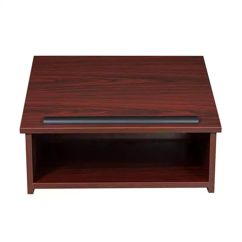 Pupitre de table pour conférences en acajou – Hampden Furnishings : Design moderne, panneaux de particules avec surface laminée
