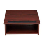 Pupitre de table pour conférences en acajou – Hampden Furnishings : Design moderne, panneaux de particules avec surface laminée