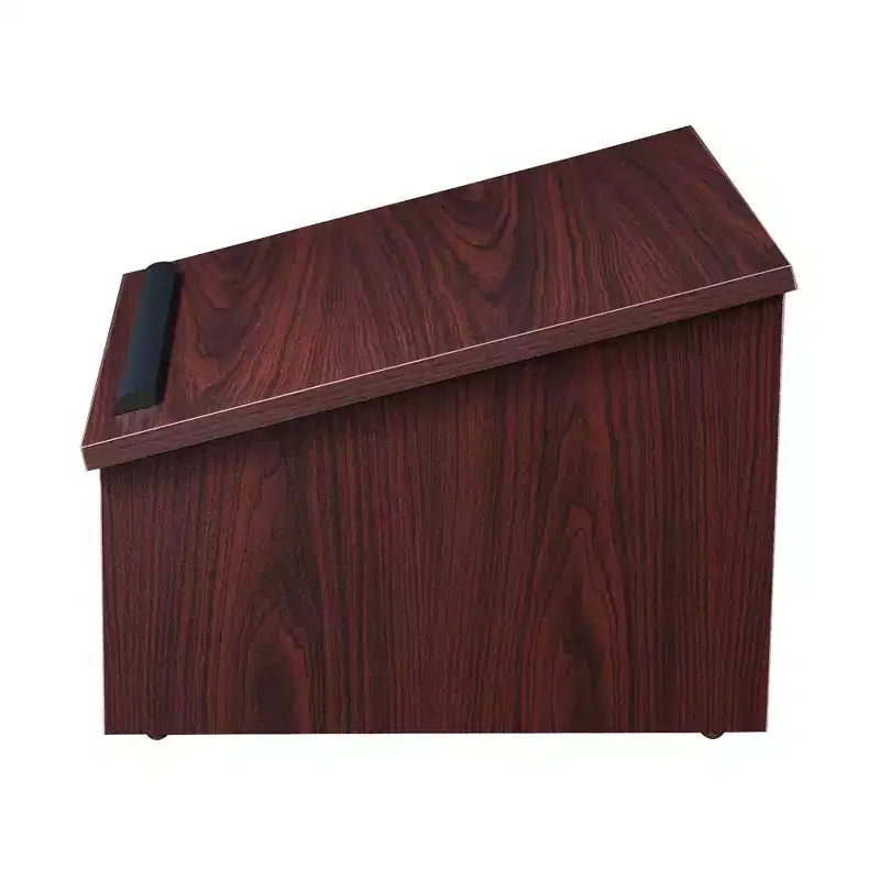 Pupitre de table pour conférences en acajou – Hampden Furnishings : Design moderne, panneaux de particules avec surface laminée
