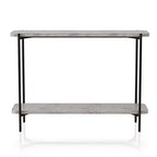 24/7 Shop At Home Dunkeld Lower Shelf Sofa Table Sand Black/Light Gray