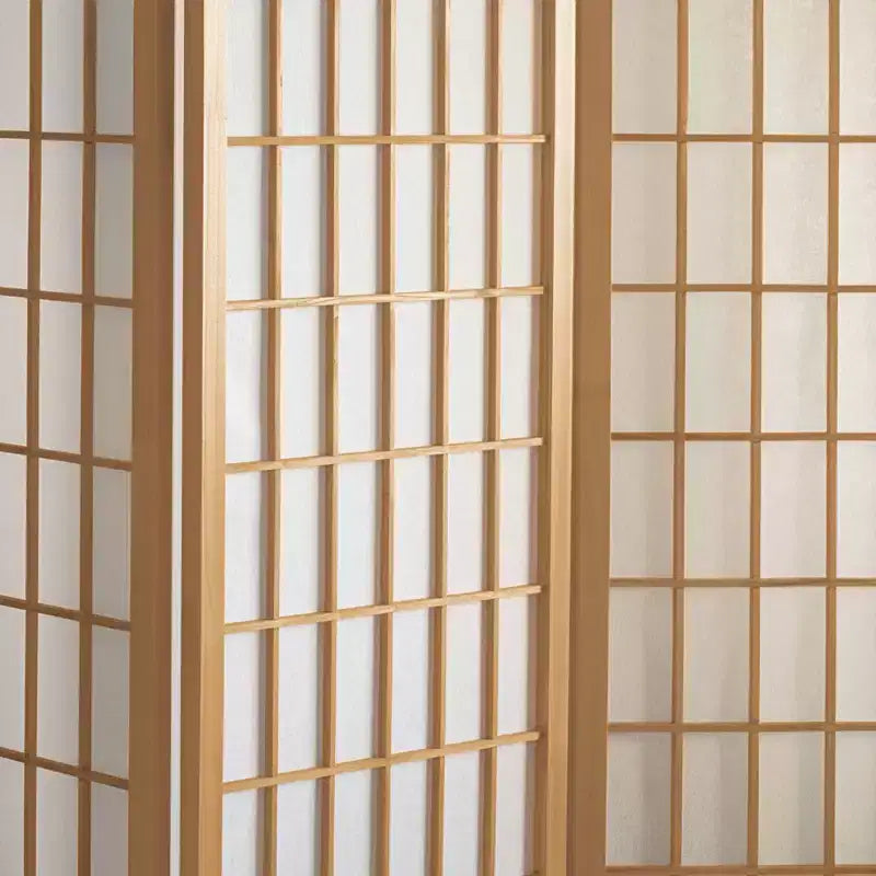 Paravent Shoji 4 panneaux (122 cm de hauteur) - Naturel