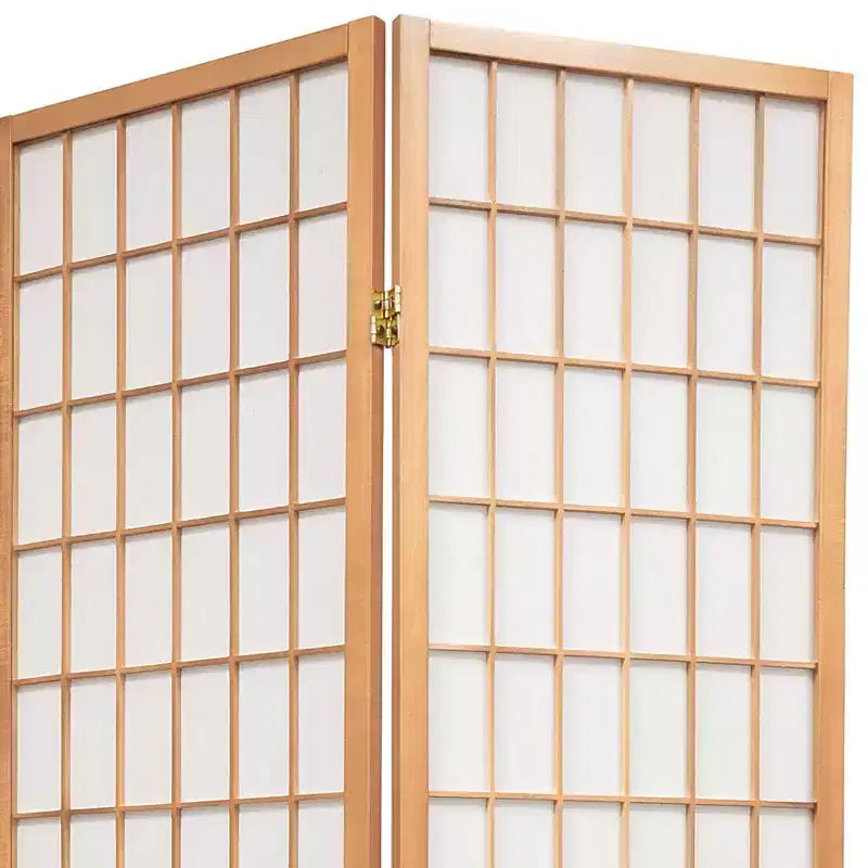 Paravent Shoji 4 panneaux (122 cm de hauteur) - Naturel