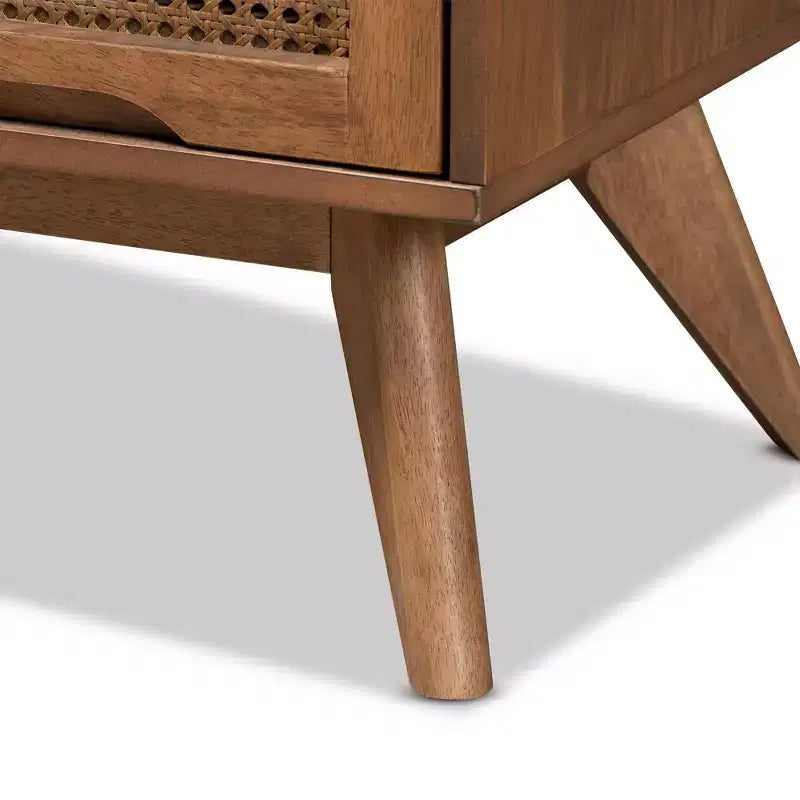 Coffre en rotin synthétique : Rangement 4 tiroirs pour chambre à coucher