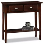 Leick Home Favorite Finds Hall Console/Sofa Table Chocolate Oak Finish - Leick Home: Space: 20x20 Inch Polyester, Machine Washable Cloth Napkins