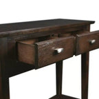 Leick Home Favorite Finds Table Console/Canapé Chêne Chocolat - Leick Home: Espace: Serviettes de Table en Tissu Polyester 20x20 Pouces, Lavables en Machine
