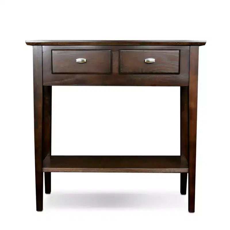 Leick Home Favorite Finds Table Console/Canapé Chêne Chocolat - Leick Home: Espace: Serviettes de Table en Tissu Polyester 20x20 Pouces, Lavables en Machine