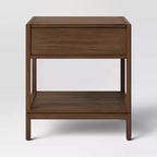 Table d'appoint Withania - Threshold™ : Bois composite, meuble de rangement décoratif avec tiroir
