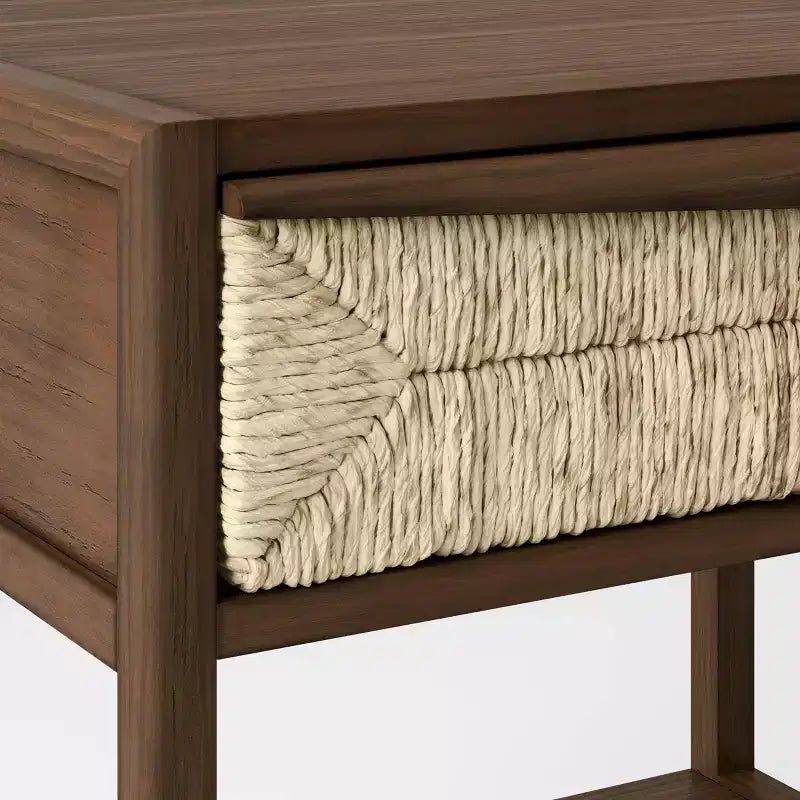 Table d'appoint Withania - Threshold™ : Bois composite, meuble de rangement décoratif avec tiroir