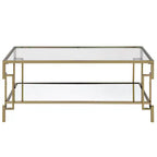 Ensemble de 3 tables basses contemporaines Costa Mesa Champagne - miBasics