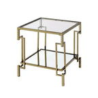 Ensemble de 3 tables basses contemporaines Costa Mesa Champagne - miBasics