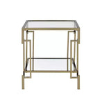 Ensemble de 3 tables basses contemporaines Costa Mesa Champagne - miBasics