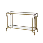 Ensemble de 3 tables basses contemporaines Costa Mesa Champagne - miBasics