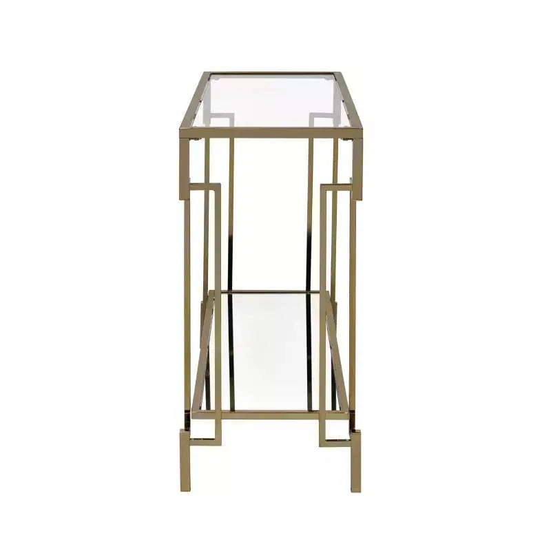 Ensemble de 3 tables basses contemporaines Costa Mesa Champagne - miBasics