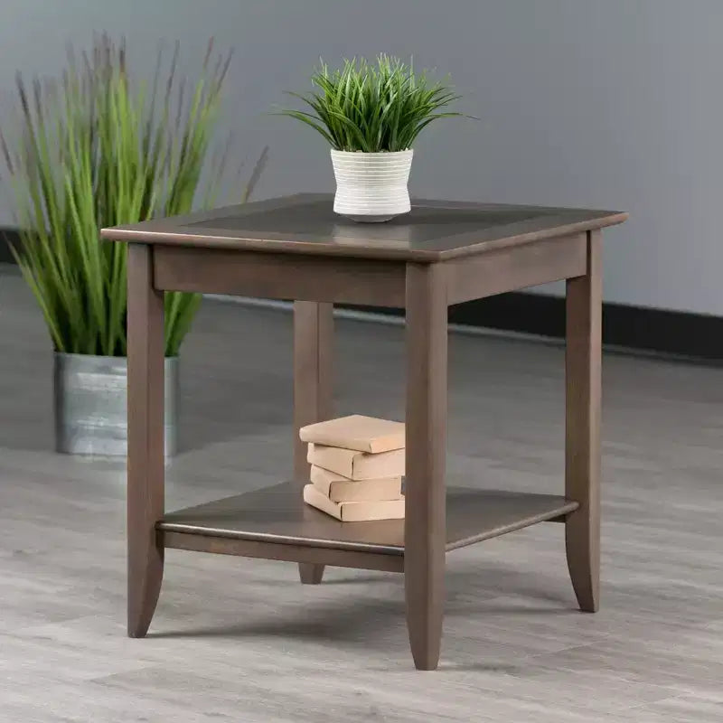 Table d'appoint Santino Gris huître - Winsome