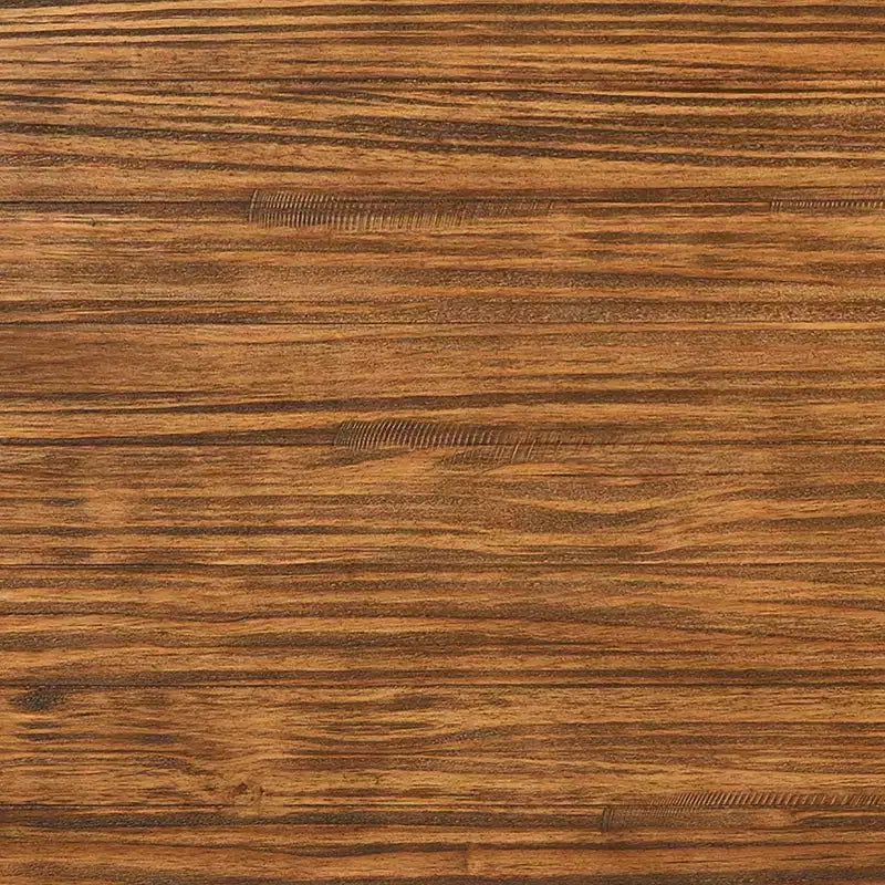 Table basse Ezra en bois massif et métal : Cadre noir robuste, design à 2 niveaux - ClickDecor