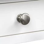 Bureau compact Buylateral Foster avec étagère, blanc