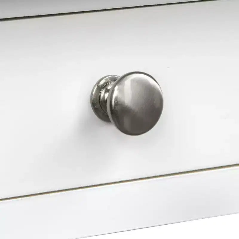 Bureau compact Buylateral Foster avec étagère, blanc