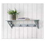 Patère murale avec étagère Middlebury 91 cm - Gris - Alaterre Furniture