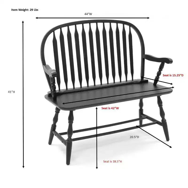 Banc Windsor Mosley Carolina Living en orme